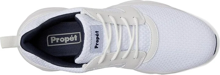 Propet Stability X Men's Shoes White/Navy : 10 E (W), Leather/Textile - Image 2