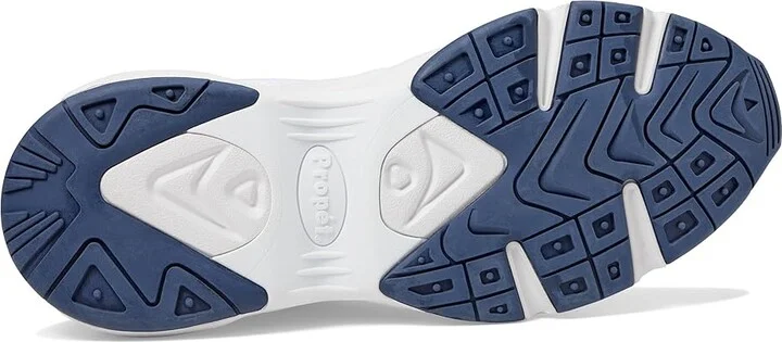 Propet Stability X Men's Shoes White/Navy : 10 E (W), Leather/Textile - Image 3