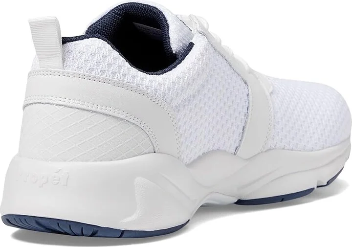 Propet Stability X Men's Shoes White/Navy : 10 E (W), Leather/Textile - Image 4