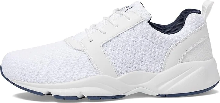 Propet Stability X Men's Shoes White/Navy : 10 E (W), Leather/Textile - Image 6