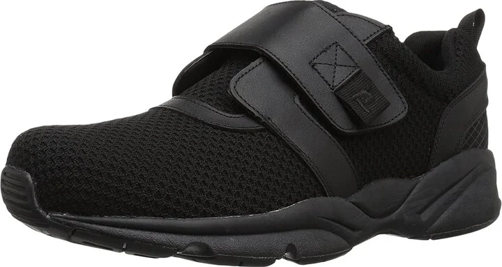 Propet Stability X Strap Men's Shoes Black : 8 XX (5E), Leather/Textile - Image 2