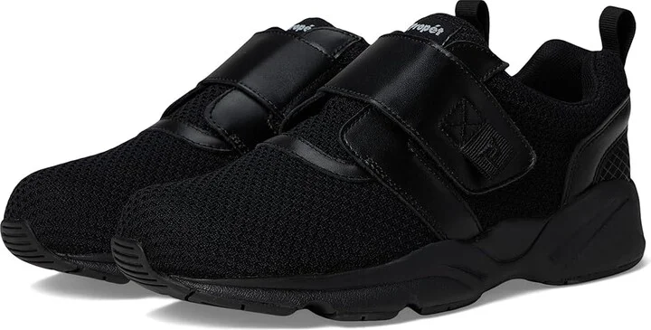 Propet Stability X Strap Men's Shoes Black : 8 XX (5E), Leather/Textile