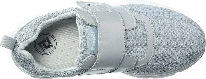 Propet Stability X Strap Men's Shoes Light Grey : 7 XX (5E), Leather/Textile - Image 3