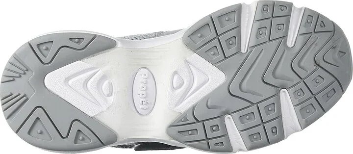 Propet Stability X Strap Men's Shoes Light Grey : 7 XX (5E), Leather/Textile - Image 4