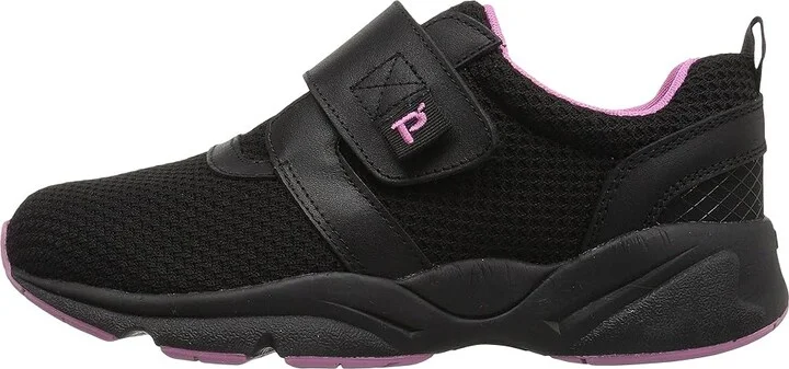Propet Stability X Strap Women's Shoes Black/Berry : 6.5 XX (4E), Leather - Image 7