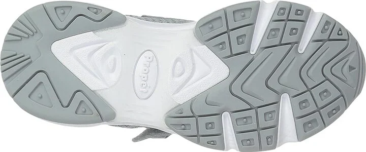 Propet Stability X Strap Women's Shoes Light Grey : 7 XX (4E), Leather - Image 4