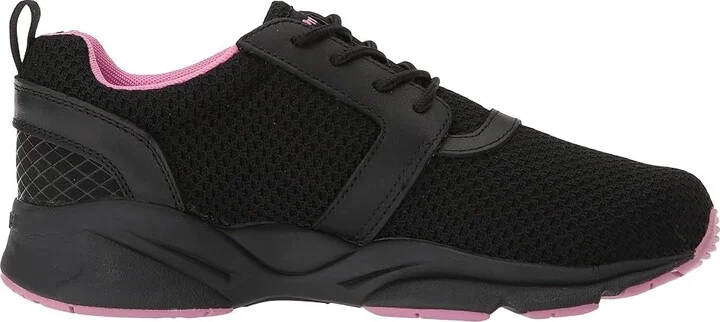 Propet Stability X Women's Shoes Black/Berry : 6 XX (4E), Leather - Image 8