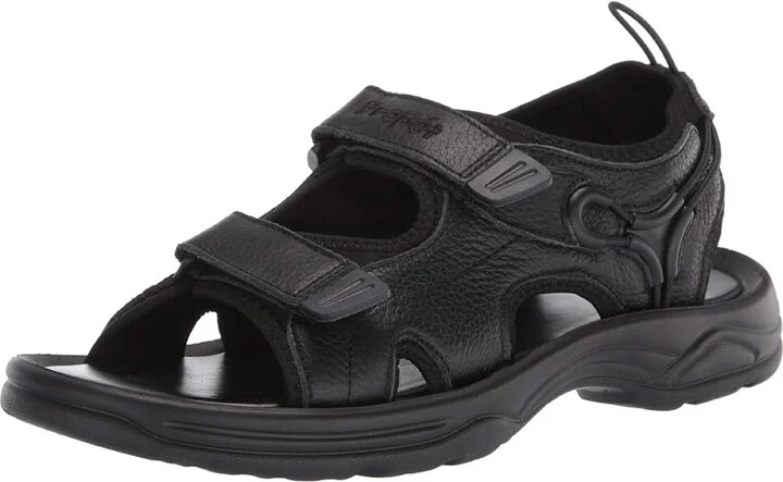 Propet SurfWalker II Men's Sandals Black Full Grain : 8 M (D), Full Grain leather - Image 2