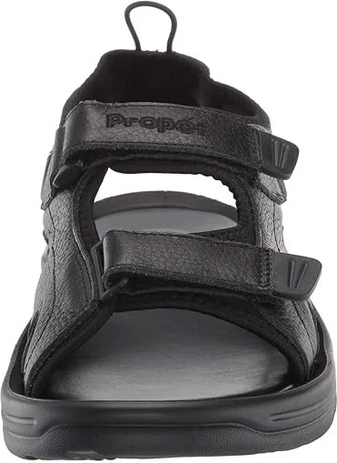 Propet SurfWalker II Men's Sandals Black Full Grain : 8 M (D), Full Grain leather - Image 6