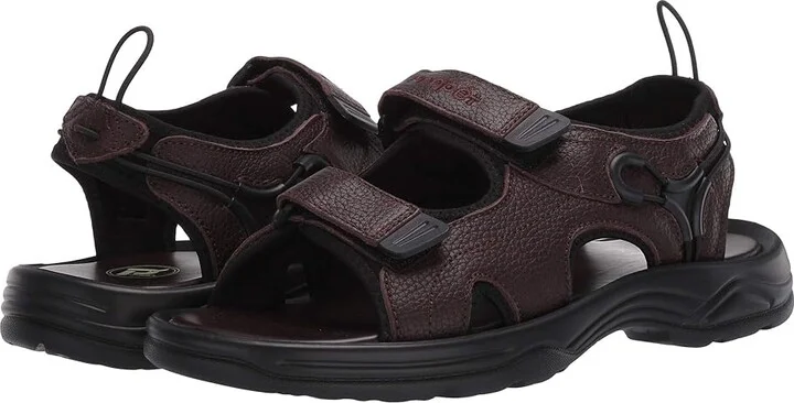 Propet SurfWalker II Men's Sandals Brown Full Grain : 8 M (D), Full Grain leather