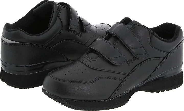 Propet Tour Walker Medicare/HCPCS Code = A5500 Diabetic Shoe Women's Shoes Black : 5 M (B), Leather