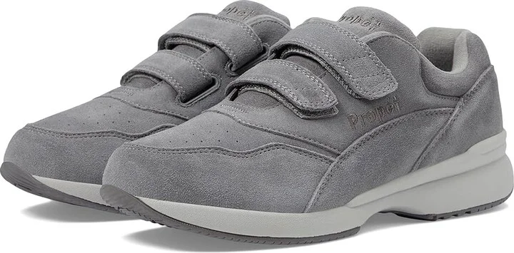 Propet Tour Walker Women's Shoes Grey Suede : 12 M (B), Leather