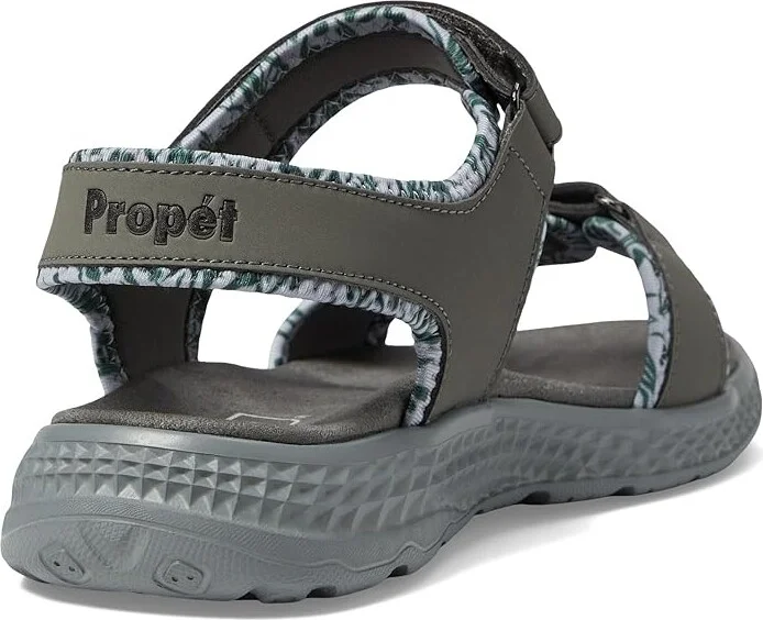 Propet TravelActiv Aspire Women's Sandals Grey/Summer Sand : 12 X (2E) - Image 4