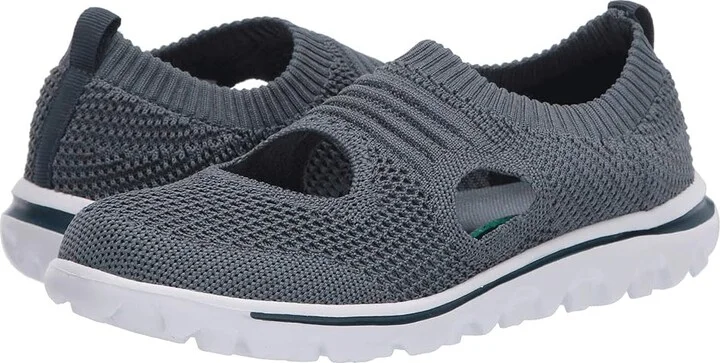 Propet TravelActiv Avid Women's Shoes Denim : 6.5 XX (4E), Textile