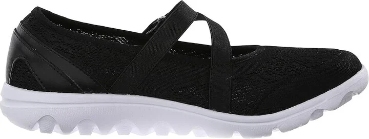 Propet TravelActiv Mary Jane Women's Shoes Black : 7 N (AA), Synthetic/Textile - Image 8