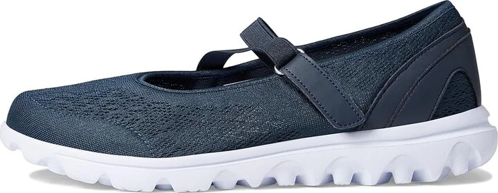 Propet TravelActiv Mary Jane Women's Shoes Navy : 6 XX (4E), Synthetic/Textile - Image 5
