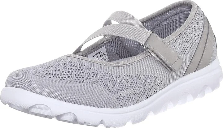Propet TravelActiv Mary Jane Women's Shoes Silver : 7 N (AA), Synthetic/Textile - Image 2