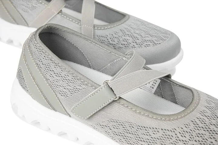 Propet TravelActiv Mary Jane Women's Shoes Silver : 7 N (AA), Synthetic/Textile - Image 8