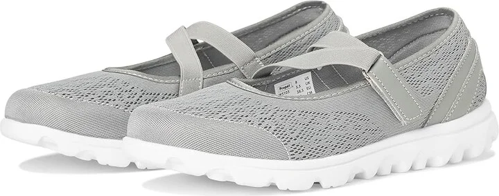 Propet TravelActiv Mary Jane Women's Shoes Silver : 7 N (AA), Synthetic/Textile