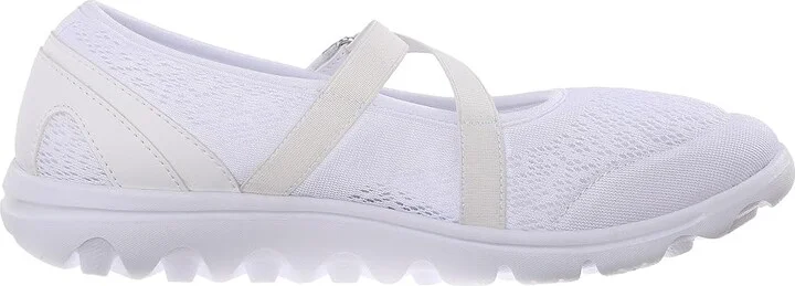 Propet TravelActiv Mary Jane Women's Shoes White : 8 N (AA), Synthetic/Textile - Image 8