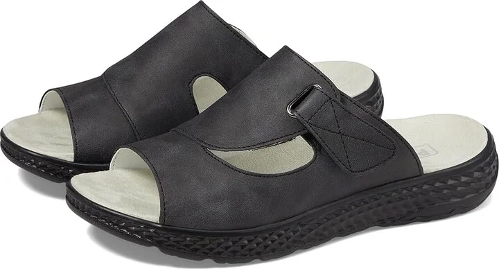 Propet TravelActiv Sedona Women's Shoes Black : 6.5 N (AA), Suede