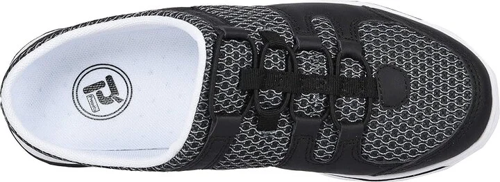 Propet TravelActiv Slide Women's Slip on Shoes Black : 7.5 XX (4E), Textile - Image 3