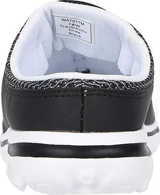 Propet TravelActiv Slide Women's Slip on Shoes Black : 7.5 XX (4E), Textile - Image 5