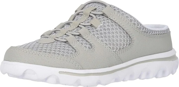 Propet TravelActiv Slide Women's Slip on Shoes Grey : 8 XX (4E), Textile - Image 2