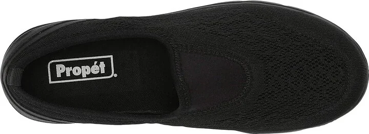 Propet TravelActiv Slip-On Women's Slip on Shoes All Black : 6 XX (4E), Synthetic/Textile - Image 3