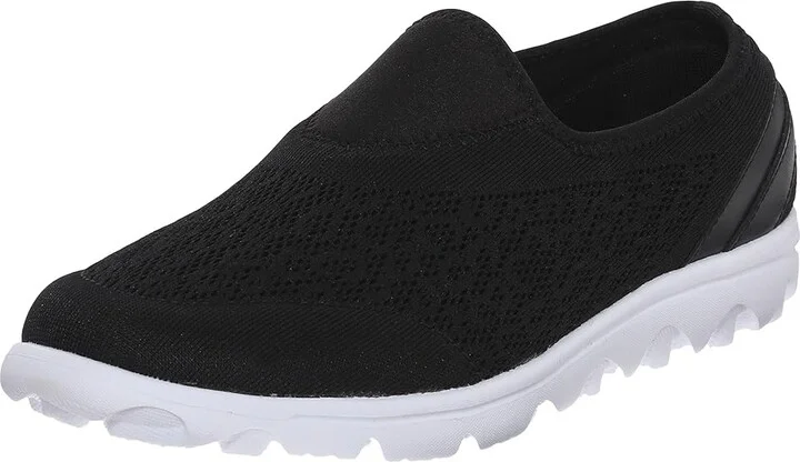 Propet TravelActiv Slip-On Women's Slip on Shoes Black : 9.5 N (AA), Synthetic/Textile - Image 2