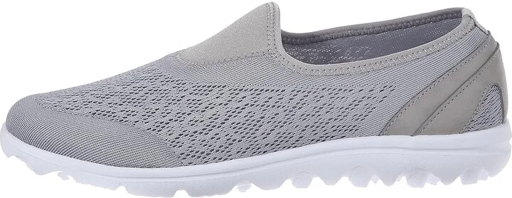Propet TravelActiv Slip-On Women's Slip on Shoes Silver : 7.5 N (AA), Synthetic/Textile - Image 7