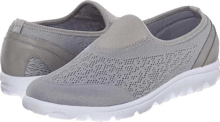 Propet TravelActiv Slip-On Women's Slip on Shoes Silver : 7.5 N (AA), Synthetic/Textile