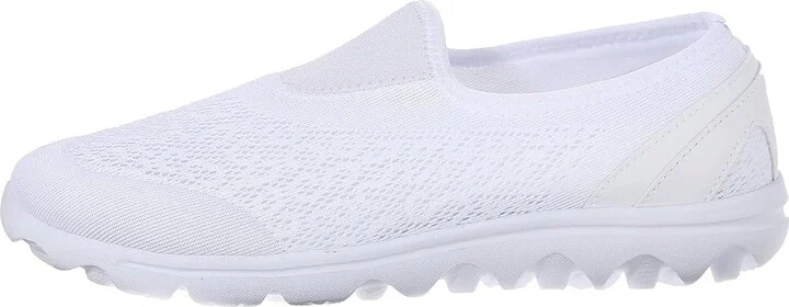 Propet TravelActiv Slip-On Women's Slip on Shoes White : 7 N (AA), Synthetic/Textile - Image 7