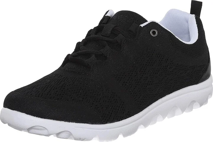 Propet TravelActiv Women's Shoes Black : 7 N (AA), Textile - Image 2