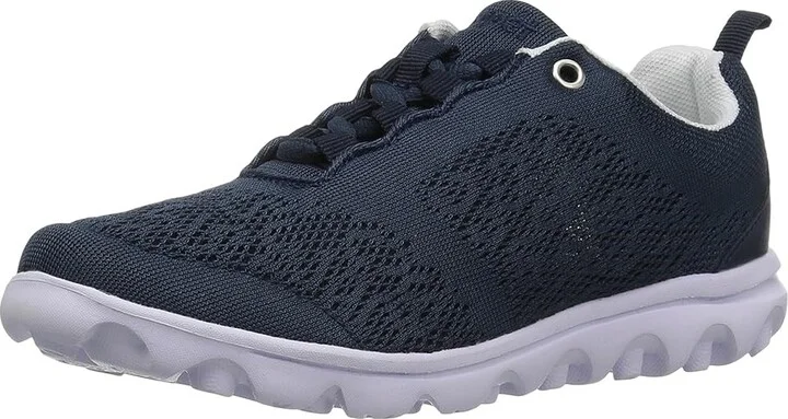 Propet TravelActiv Women's Shoes Navy : 7 XX (4E), Textile - Image 2