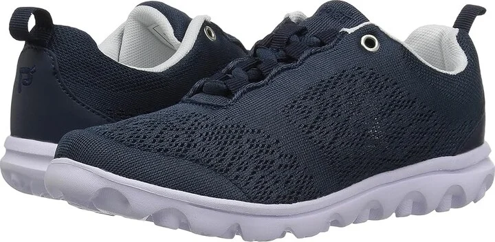 Propet TravelActiv Women's Shoes Navy : 7 XX (4E), Textile
