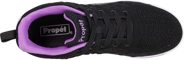 Propet TravelActive Axial Women's Shoes Black/Purple : 8.5 XX (4E), Textile - Image 2