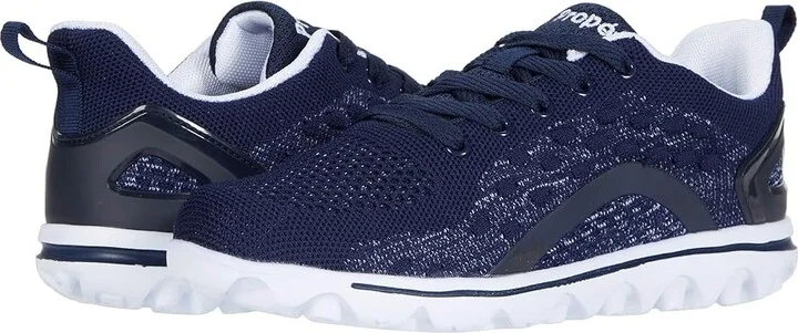 Propet TravelActive Axial Women's Shoes Navy/White : 7 XX (4E), Textile