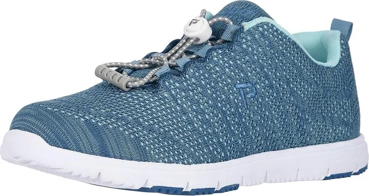 Propet TravelWalker Evo Women's Shoes Denim/Light Blue : 5 M (B), Textile - Image 2