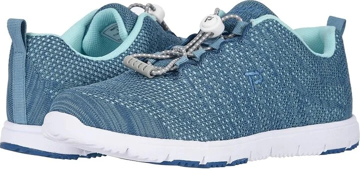 Propet TravelWalker Evo Women's Shoes Denim/Light Blue : 5 M (B), Textile