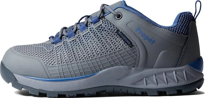 Propet Vestrio Men's Shoes Grey/Blue : 8 M (D), Leather/Synthetic - Image 6