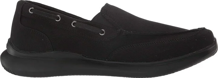 Propet Viasol Men's Slip on Shoes Black : 9 XX (5E), Canvas - Image 8