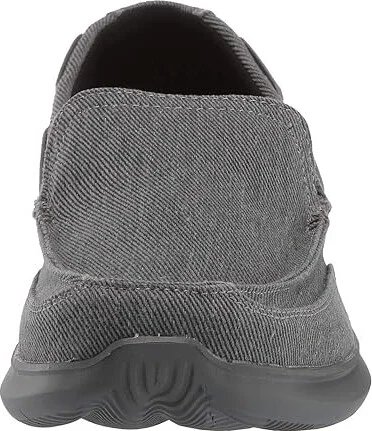 Propet Viasol Men's Slip on Shoes Grey : 8 XX (5E), Canvas - Image 6