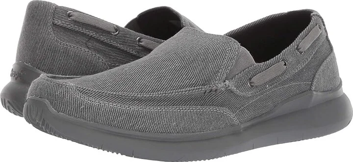 Propet Viasol Men's Slip on Shoes Grey : 8 XX (5E), Canvas