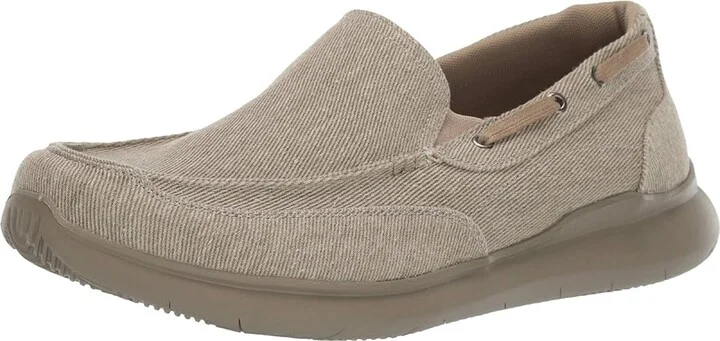 Propet Viasol Men's Slip on Shoes Tan : 9 XX (5E), Canvas - Image 2