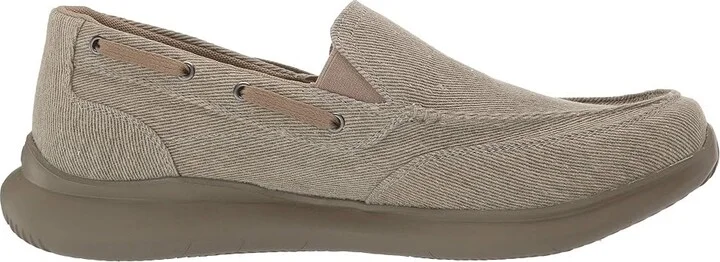 Propet Viasol Men's Slip on Shoes Tan : 9 XX (5E), Canvas - Image 8
