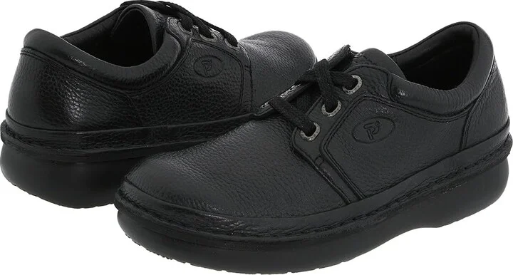 Propet Village Walker Medicare/HCPCS Code = A5500 Diabetic Shoe Men's Lace up casual Shoes Black Grain : 14 N (B), Full Grain leather