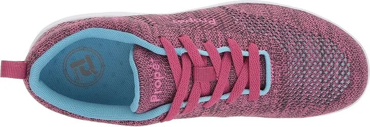 Propet Washable Walker Evolution Women's Shoes Berry/Blue : 5 W (D), Synthetic/Textile - Image 3