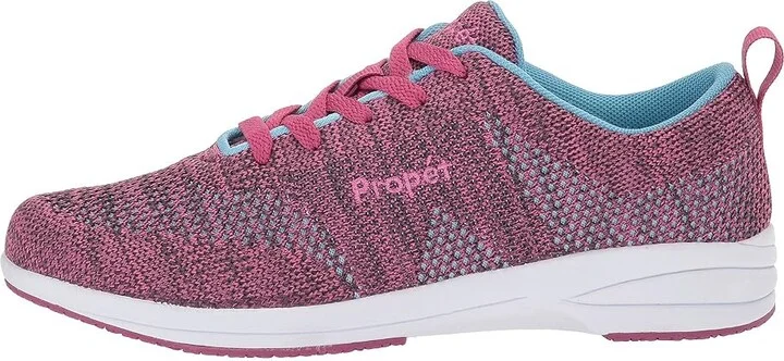 Propet Washable Walker Evolution Women's Shoes Berry/Blue : 5 W (D), Synthetic/Textile - Image 7