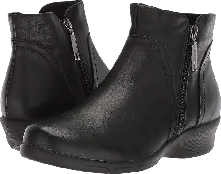 Propet Waverly Women's Shoes Black : 6.5 XX (4E), Leather